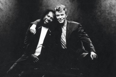 Nile Rodgers et David Bowie.