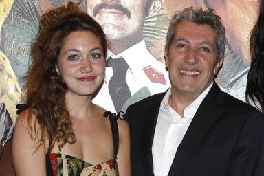 Alain Chabat et sa fille Louise en 2012