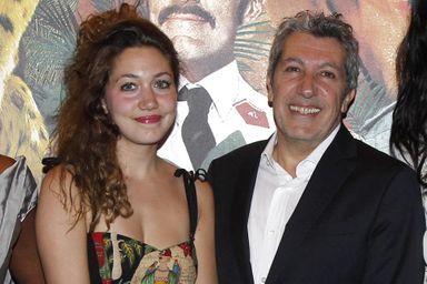 Louise et Alain Chabat en 2012 à la première du film "Sur la piste du Marsupilami"