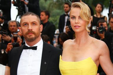Charlize Theron et Tom Hardy à Cannes en 2015.
