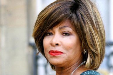 Tina Turner à l'Elysée en 2008.