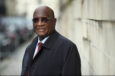 Le Président de la Coalition pour l'alternative pour 2016 (COPA2016) Amadou Boubacar Cissé ici à Paris le 29 octobre 2015