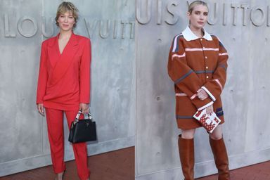 Léa Seydoux et Marina Foïs face à Emma Roberts, les stars au défilé Louis Vuitton de San Diego
