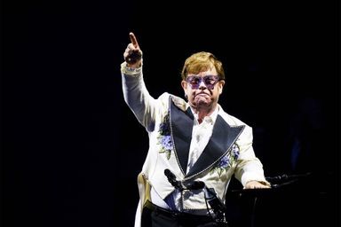 Elton John en concert le 15 juillet 2022.