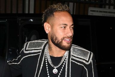 Neymar au défilé Balmain, le 28 septembre.