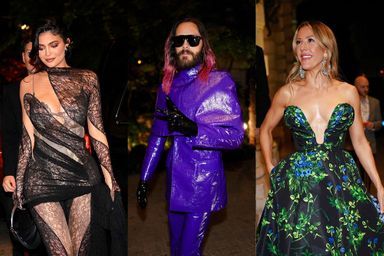 Kylie Jenner, Jaredl Leto et Ellie Goulding à la soirée du magazine The Business of Fashion, lors de la Fashion Week de Paris, le 1er octobre 2022.