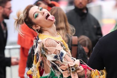 Paris Jackson, la fille de Michael, au défilé Stella McCartney lors de la Fashion Week parisienne.