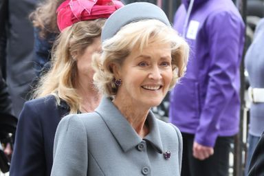 Penny, la comtesse Mountbatten de Birmanie, le 29 mars 2022 à l’abbaye de Westminster pour un service d’action de grâce à la mémoire du prince Philip.