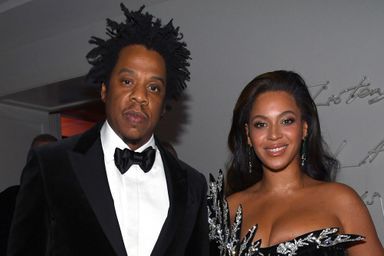 Jay-Z et Beyoncé Knowles-Carter au 50ème anniversaire de Puff Daddy en 2019 à Los Angeles.