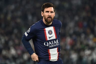Lionel Messi sous le maillot du PSG.