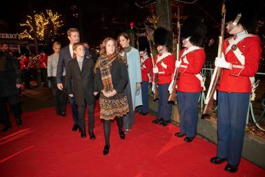 La princesse Mary et le prince héritier Frederik de Danemark à Tivoli à Copenhague, le 26 novembre 2022