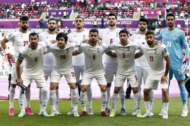 L'équipe iranienne de football.