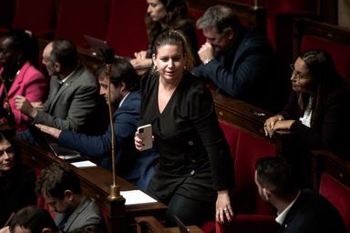 Mathilde Panot, à l'Assemblée nationale mardi.
