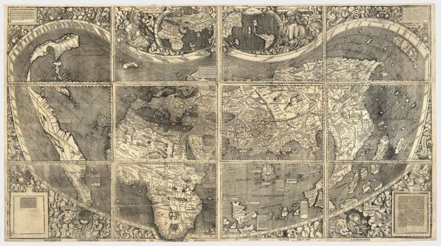 Planisphere De Nbsp Martellus Une Carte Du 15e Siecle Revele Ses Secrets