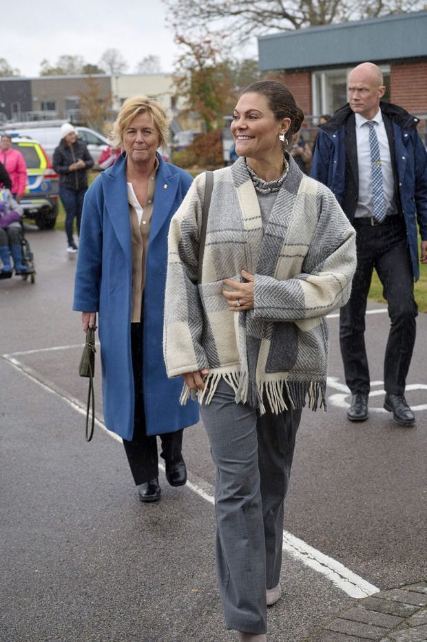 La princesse Victoria de Suède dans le comté de Kronoberg, le 15 octobre 2021