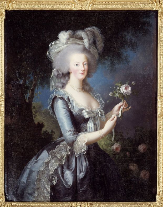 «Marie-Antoinette à la rose», par Elisabeth Vigée Le Brun (Versailles, musée du Château)