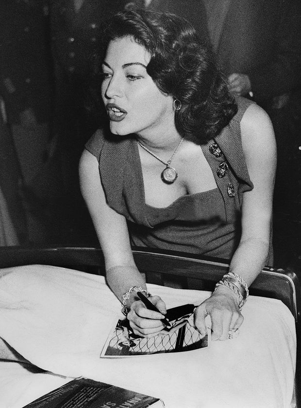 Ava Gardner en 1958.