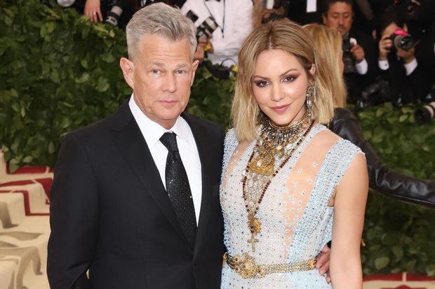 David Foster et Katherine McPhee au Met Gala 2018 David Foster et Katherine McPhee au Met Gala 2018