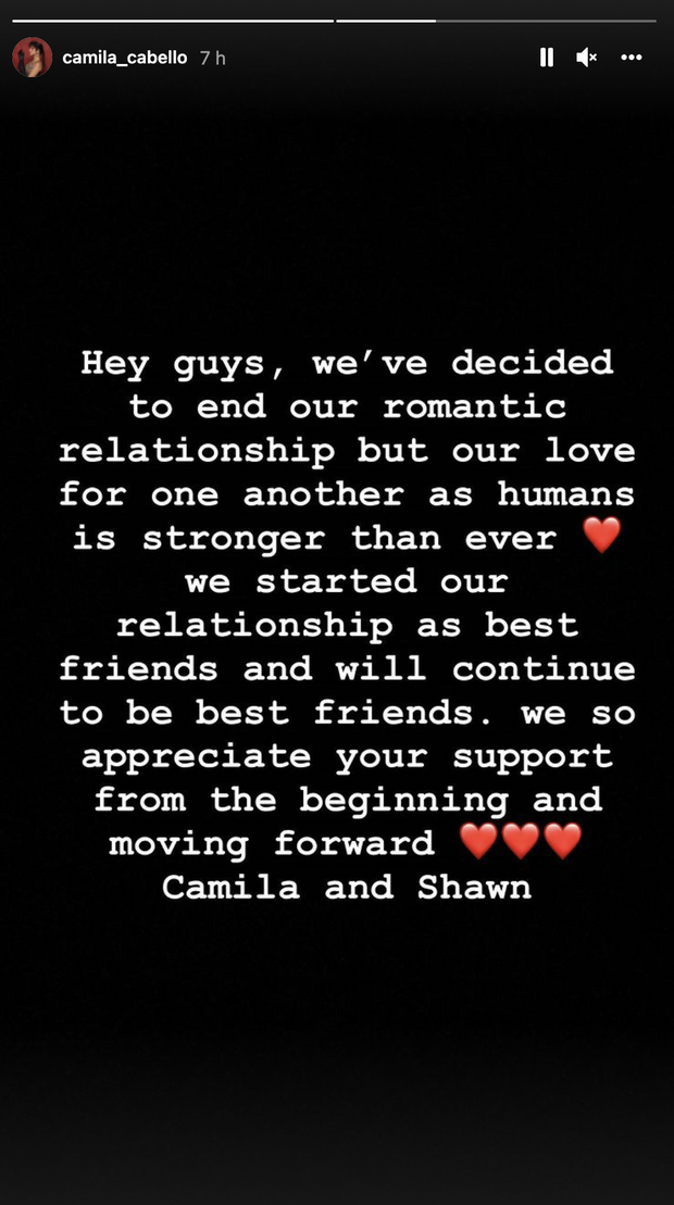 Camila Cabello et Shawn Mendes, rupture après deux ans d'amour