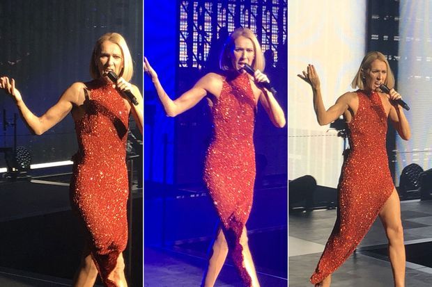 Céline Dion, mercredi soir à Québec. Céline Dion, mercredi soir à Québec.
