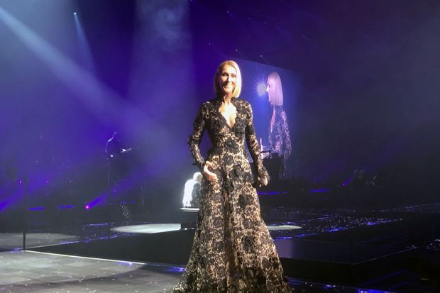 Céline Dion, mercredi soir à Québec. Céline Dion, mercredi soir à Québec.