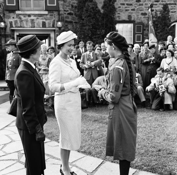 La reine Elizabeth II au Canada en juillet 1959.
