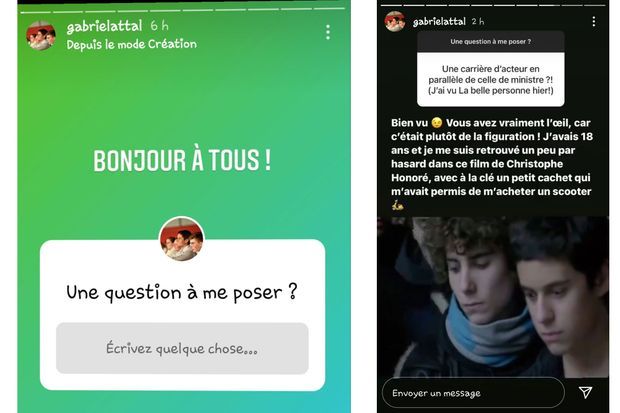 Quand Gabriel Attal 18 Ans Etait Figurant Au Cinema Ludovic marin/afp via getty images.