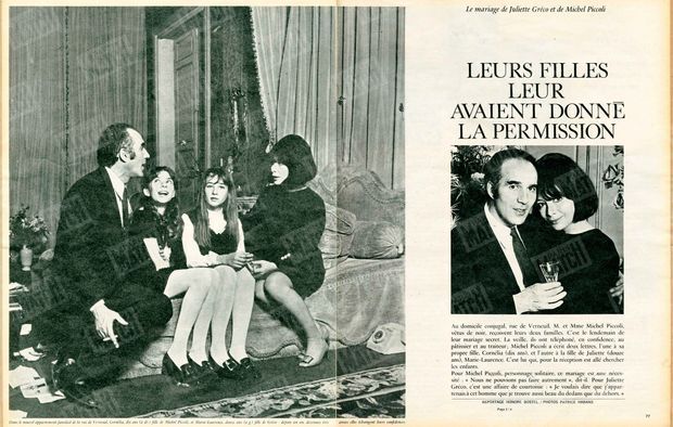 Photos Les Coulisses Du Mariage Secret De Juliette Greco Et Michel Piccoli