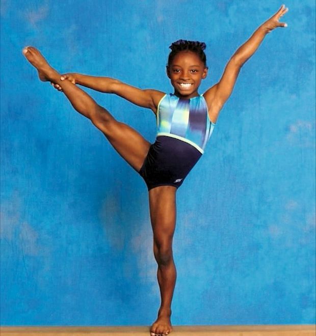 Quand la gymnastique lui apportait le bonheur... L’une des plus anciennes photos de Simone Biles