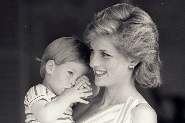 Harry et Diana en 1988