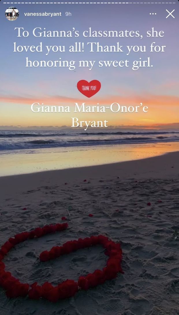 L'hommage des camarades de Gigi Bryant pour le premier anniversaire de sa mort, le 26 janvier 2021