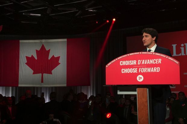 Justin Trudeau, le 21 octobre à Montréal. trudeau