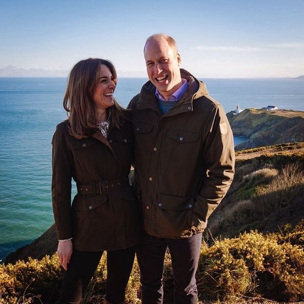 Kate et William dans la campagne irlandaise.