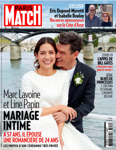 Le 25 juillet 2020, Paris Match avait assisté à son mariage, célébré à Paris en petit comité.