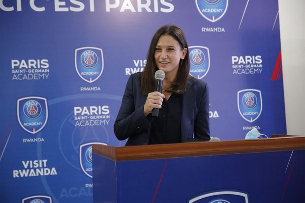 Nadia Benmokhtar, ancienne joueuse professionnelle et désormais responsable du développement de la marque PSG à l’international