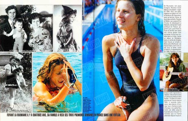 La surprise Roxana Maracineanu dans Paris Match, n°2540, daté du 29 janvier 1998