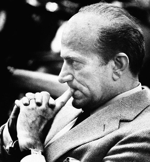 Claus von Bulow lors de son second procès au tribunal de Providence, en mai 1985.