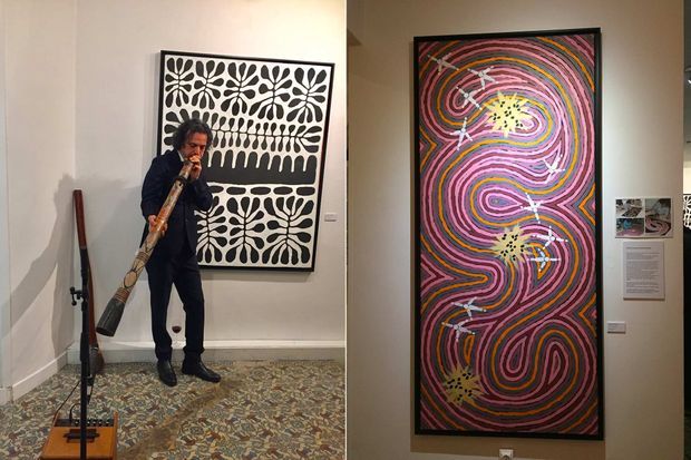 Des peintures aborigènes en fête