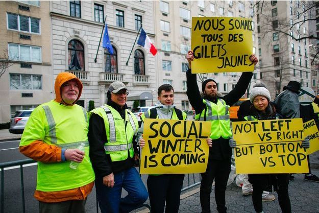 New York Tel Aviv Dublin Les Manifestations Des Gilets