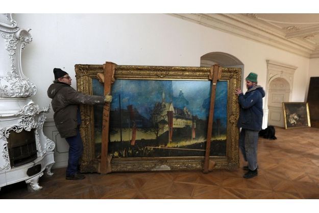 tableau peinture hitler