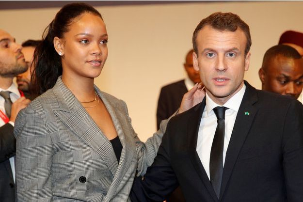 Emmanuel Macron Rencontre Rihanna Au Senegal