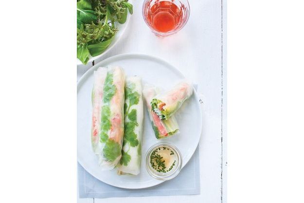 10 Recettes De Rouleaux De Printemps Healthy Reperees Sur Pinterest