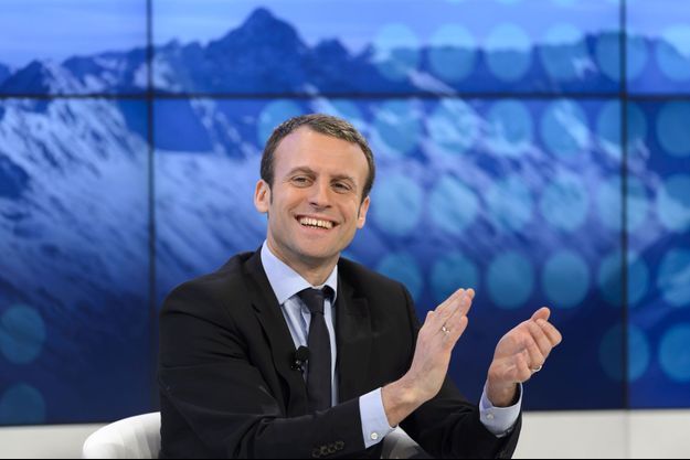 Emmanuel Macron à Davos le 22 janvier.