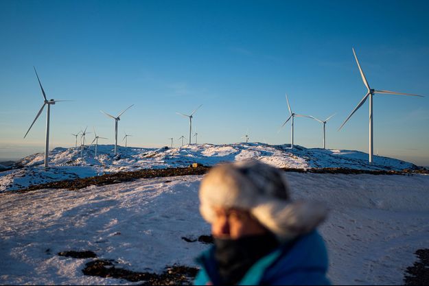 Les éoliennes de la péninsule de Fosen (ouest de la Norvège).