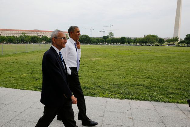 John Podesta et Barack Obama en mai 2014 à Washington