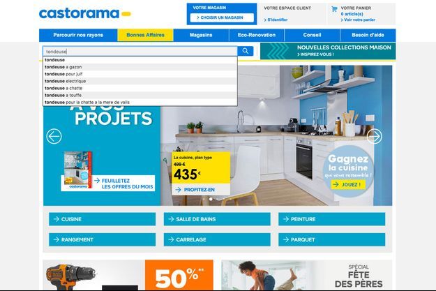 Quand Le Moteur De Recherche De Castorama Se Fait Pirater