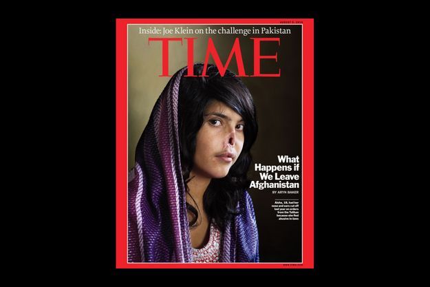  Aisha en couverture du Time, en aout 2010. 