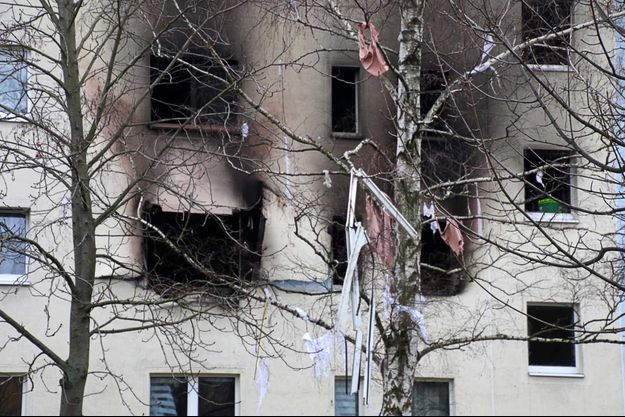 L'explosion a eu lieu dans cet immeuble, à Blankenburg. 