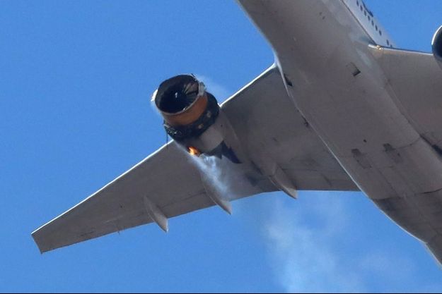 Le Boeing 777 de la compagnie United Airlines a subi un incendie de réacteur, qui n'a fait aucun blessé.