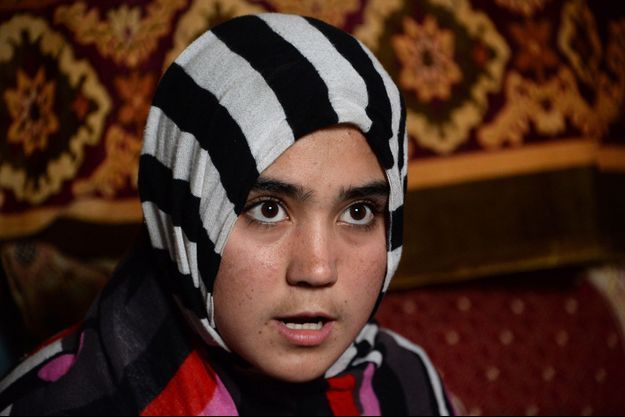 Aziza Rahimzada vit dans un camp de fortune à Kaboul.